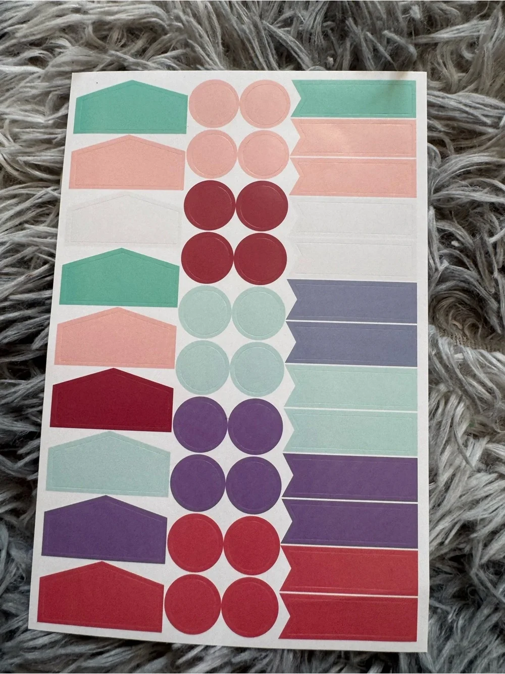 Planner Sticker Sheets - 6 packs